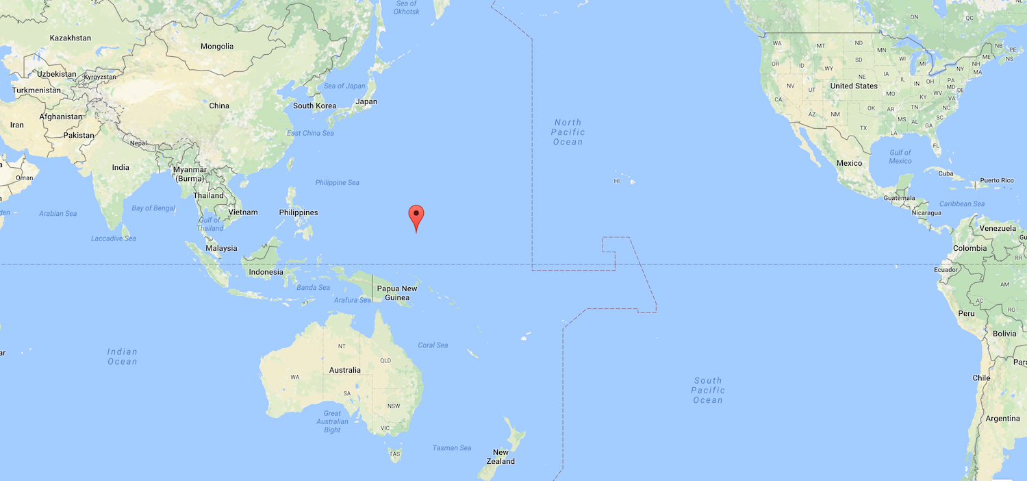 Truk Lagoon Wreck Map